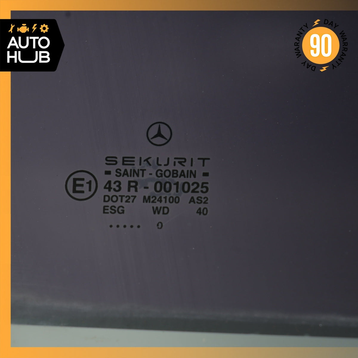 Mercedes W210 E430 E55 AMG Front Right Side Door Window Glass OEM - photo 6