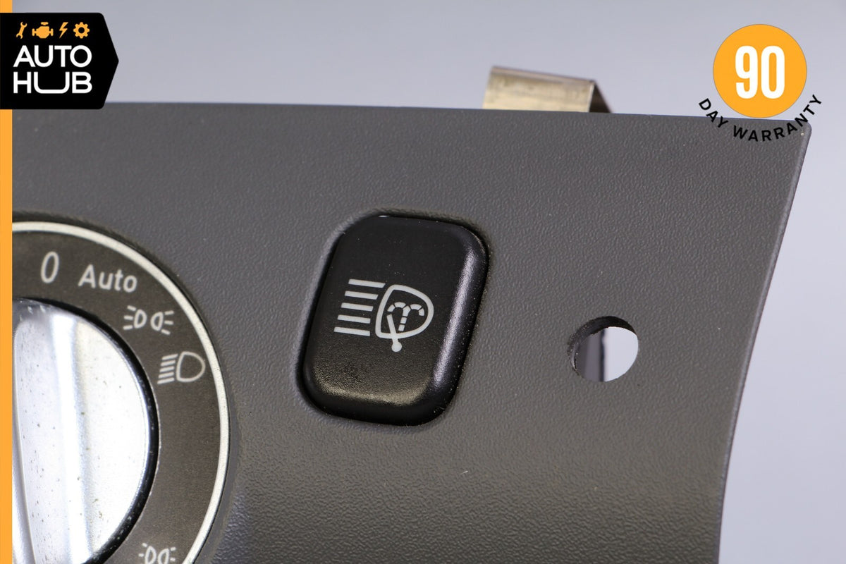 03-12 Mercedes R230 SL500 SL550 SL55 AMG Headlight Control Switch Charcoal OEM - photo 2