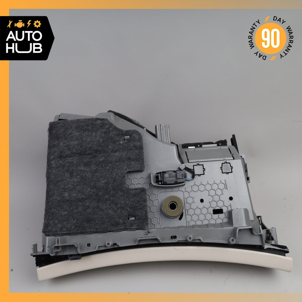 17-20 Mercedes W213 E300 Dash Dashboard Glove Box Compartment Beige OEM - photo 10