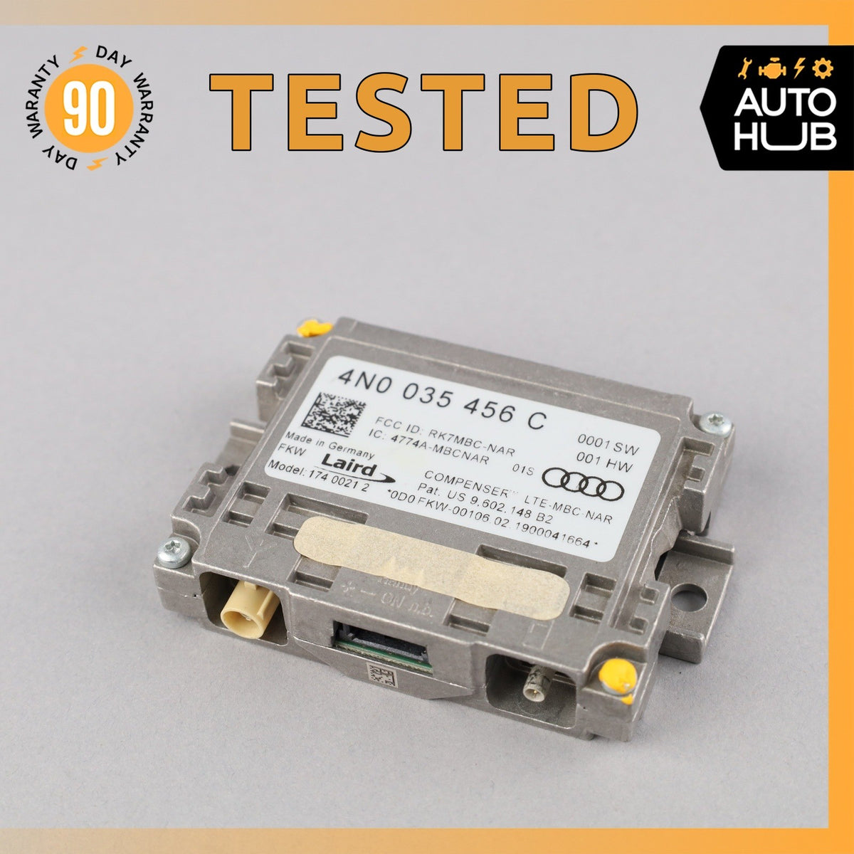 Audi B9 A5 Radio Communication Antenna Amplifier Control Module 4N0035456C OEM - photo 1