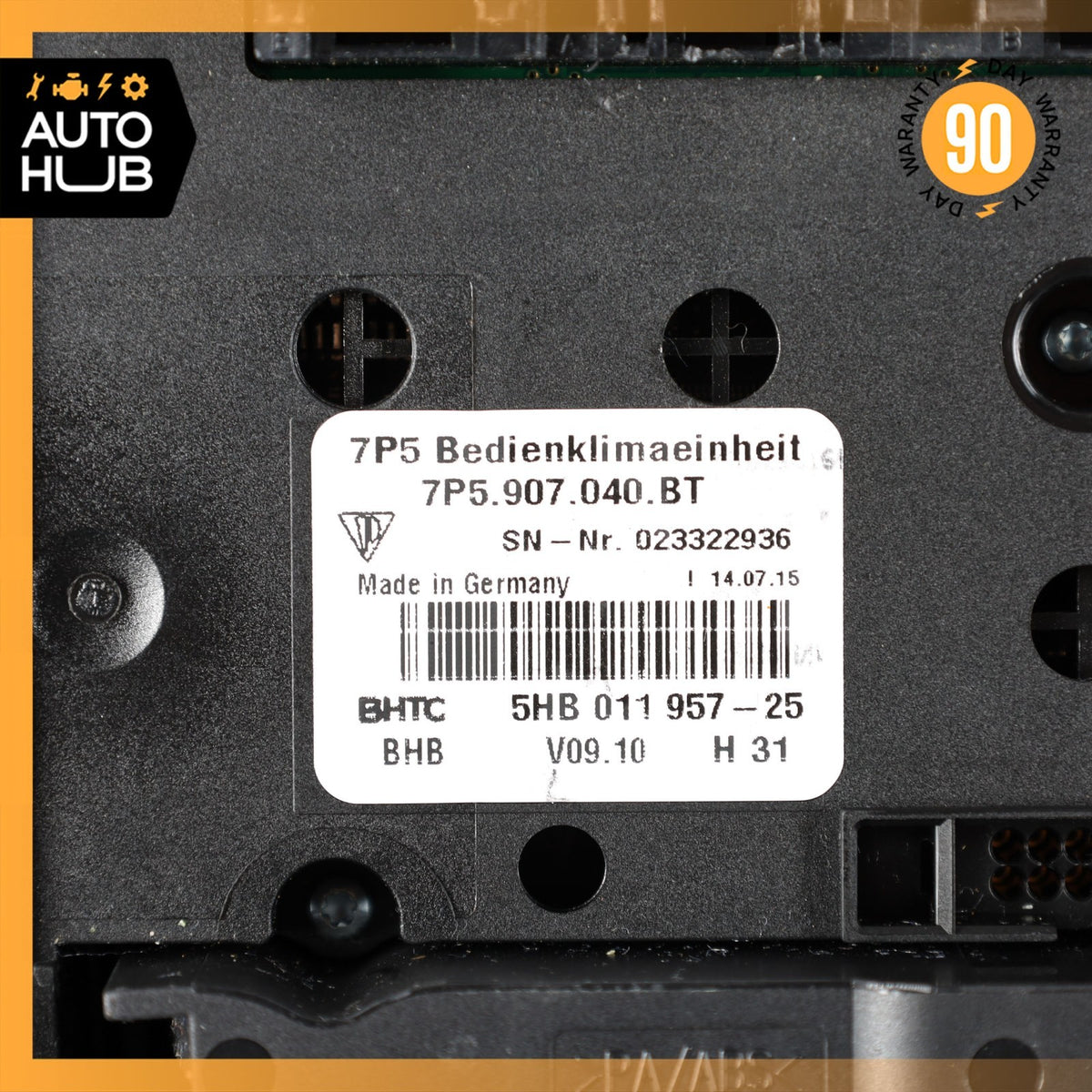 Porsche Cayenne 958 Center Console Multifunction Switch Control OEM 91k - photo 18