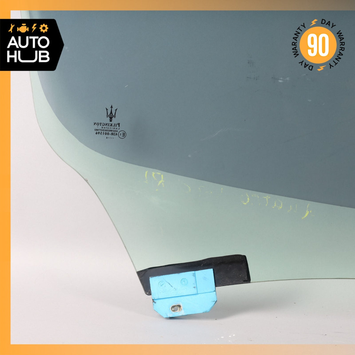 03-13 Maserati Quattroporte M139 Rear Left Side Door Window Glass OEM - photo 8
