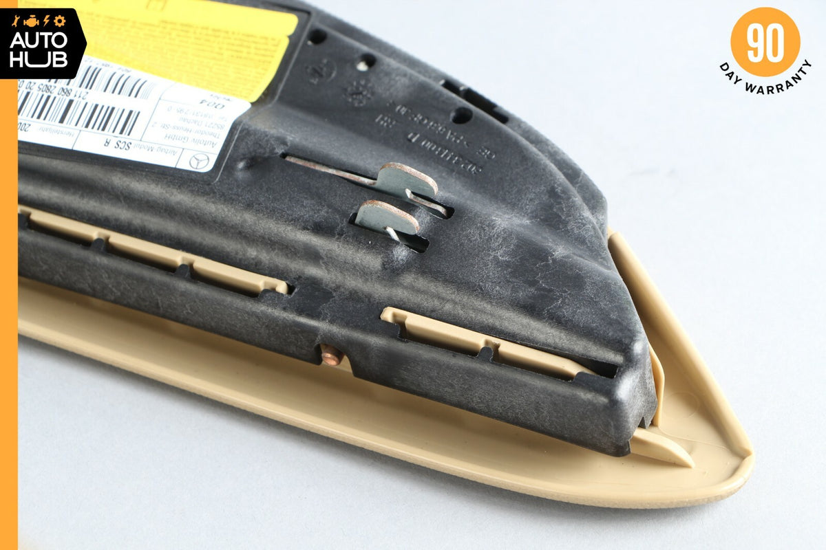 03-11 Mercedes W219 CLS55 AMG Front Right Passenger Seat Side Airbag Beige OEM - photo 7