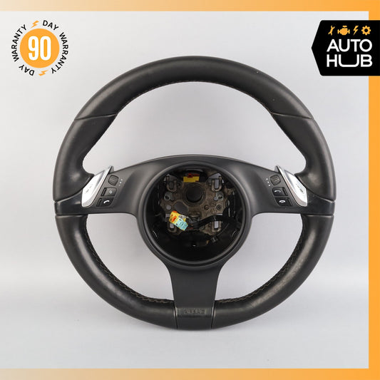 11-16 Porsche Cayenne 958 Steering Wheel w/ Paddle Shifters Black OEM - photo 1