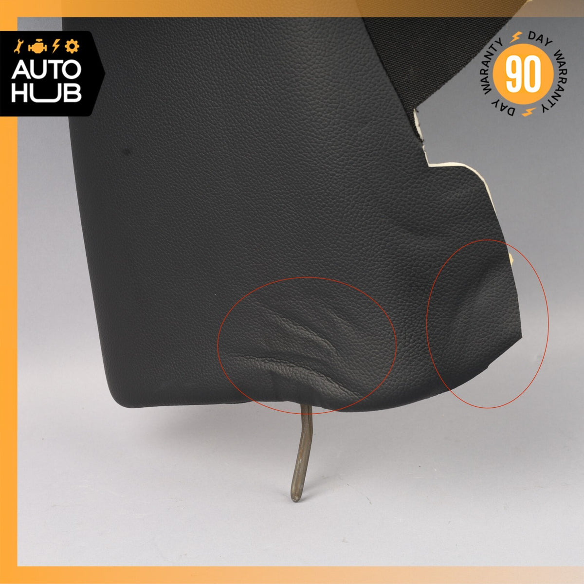 15-21 Mercedes W205 C300 C400 Rear Right Side Seat Side Bolster Black OEM 41k - photo 5