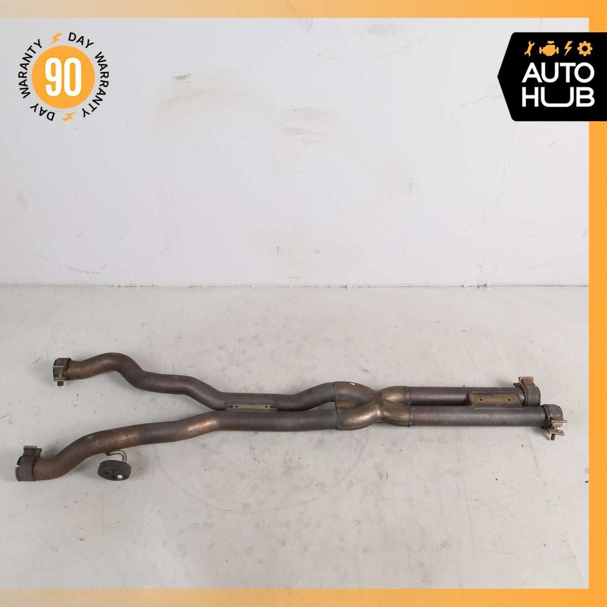 Jaguar X152 F-Type 5.0L V8 Rear Middle Center Exhaust Silencer Muffler Pipe OEM - photo 1