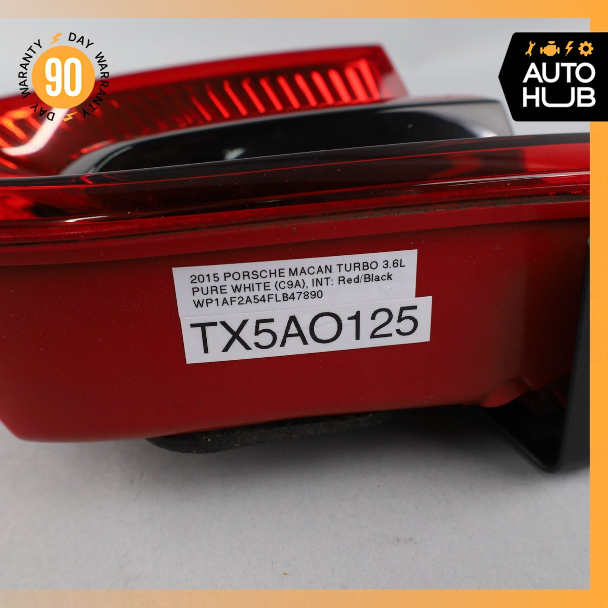 15-18 Porsche Macan Turbo 95B Rear Left Driver Side Inner Tail Light Lamp OEM - photo 16