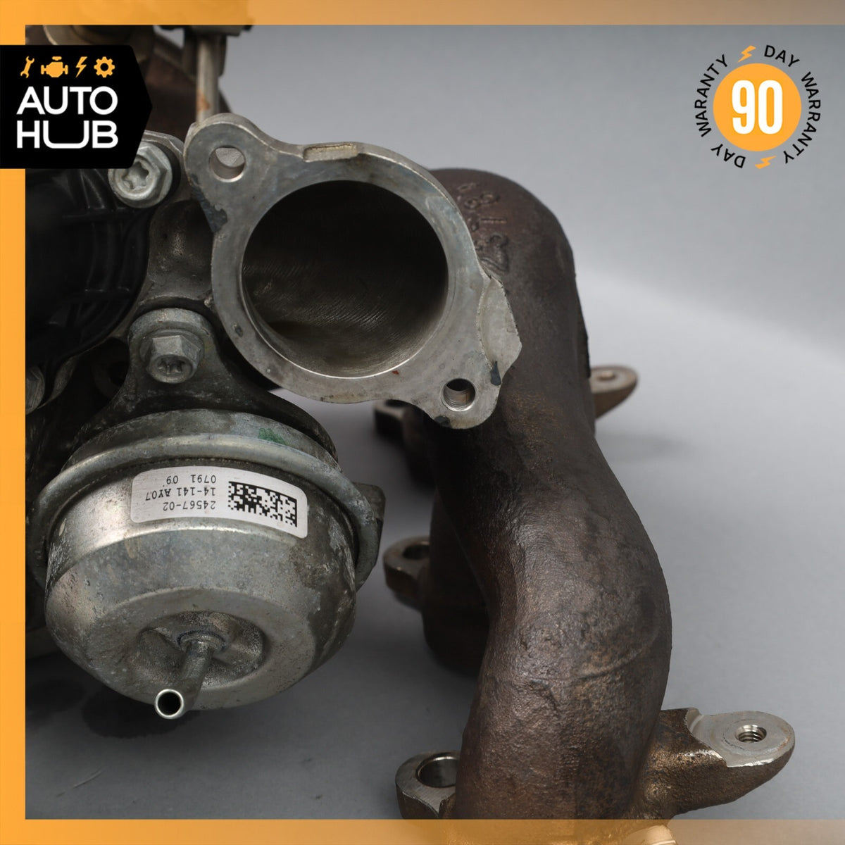 Maserati Ghibli Quattroporte Right Turbocharger Turbo Charger Manifold OEM 75k - photo 6