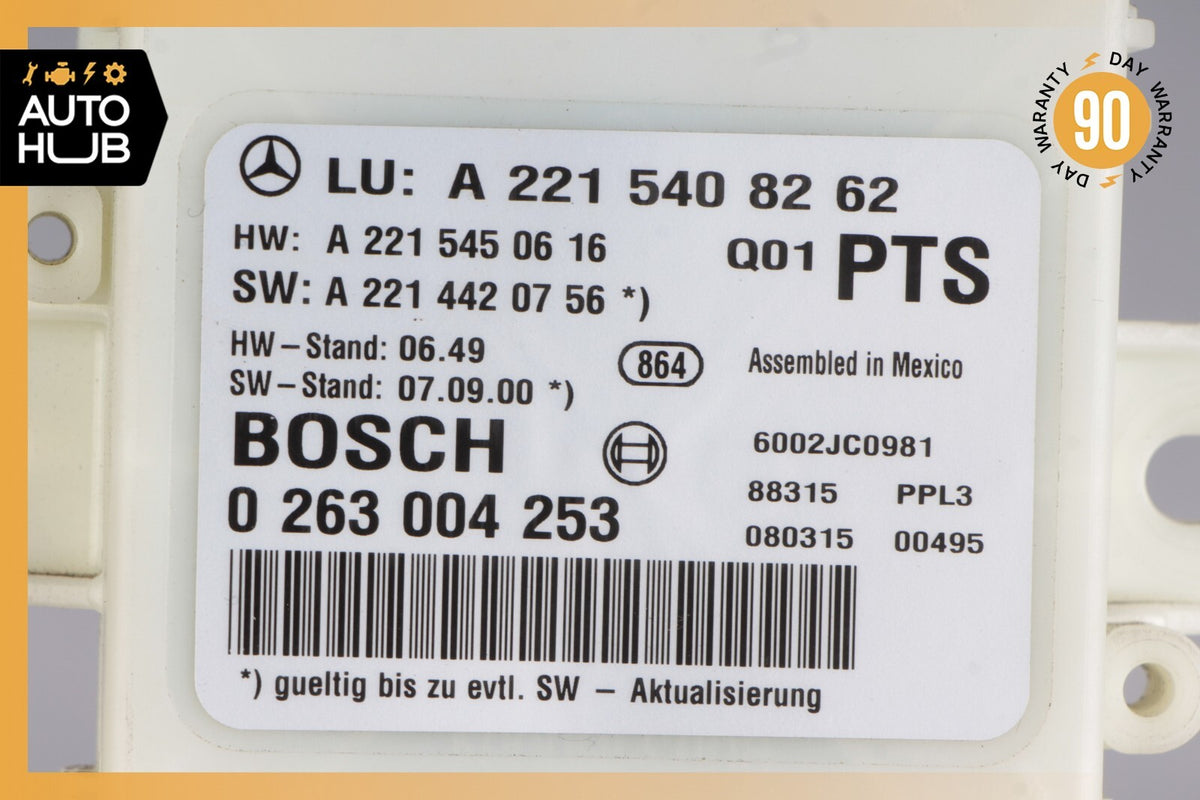 07-09 Mercedes W221 S550 Parking Back Up Reverse Distance Control Module OEM - photo 8