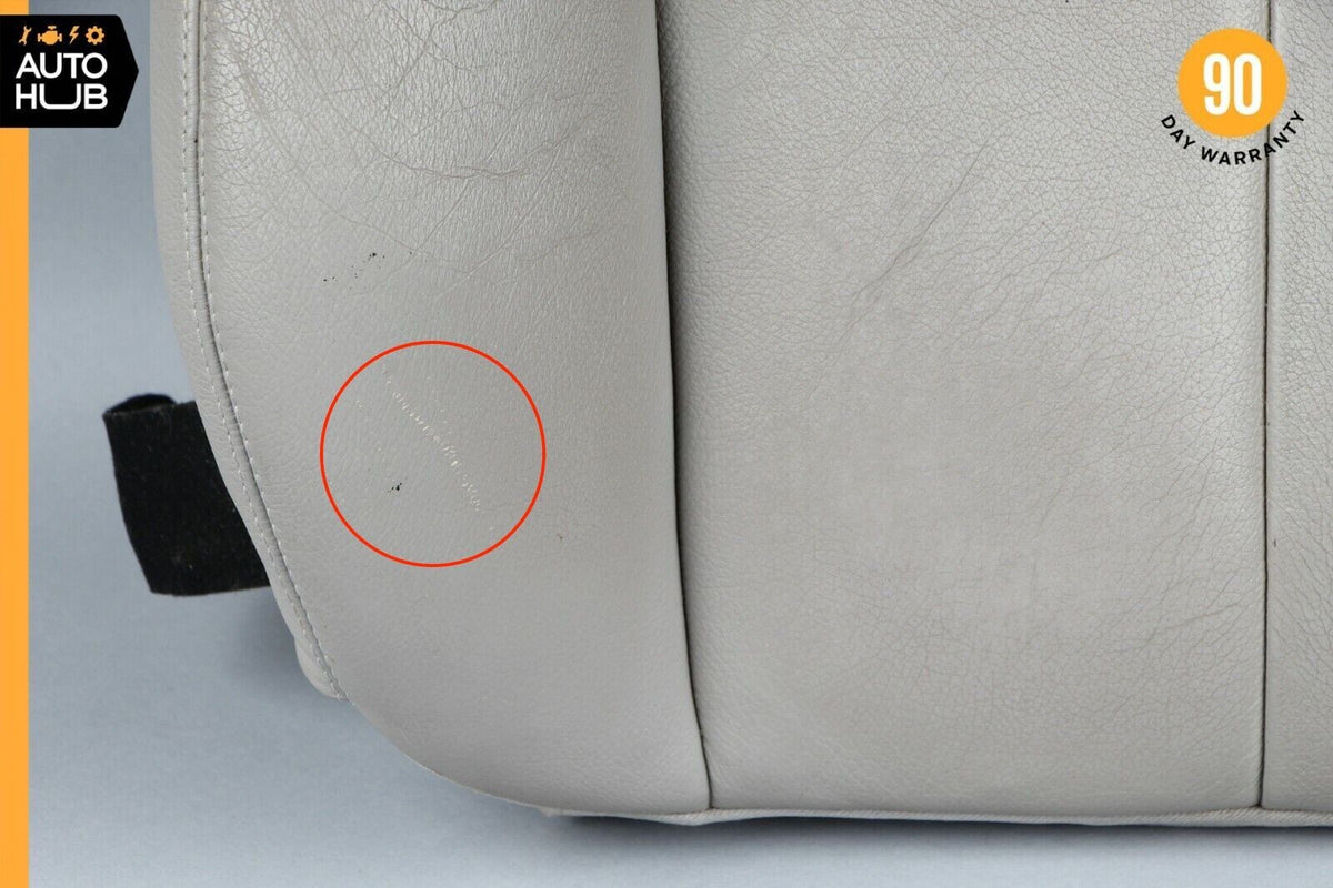 07-09 Mercedes W211 E320 E550 Top Upper Seat Cushion Front Right or Left Gray - photo 4