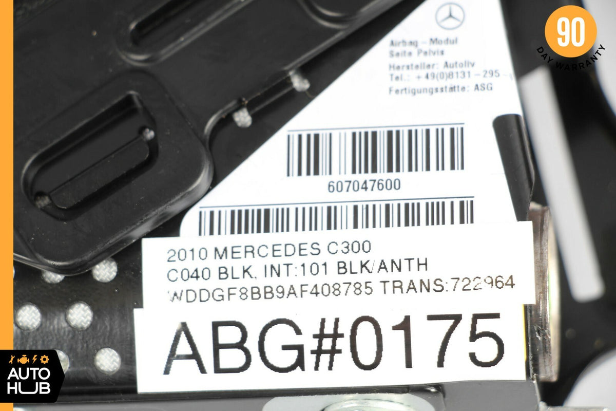 08-15 Mercedes W204 C300 GLK350 Right Passenger Lower Seat Airbag Air Bag OEM - photo 9