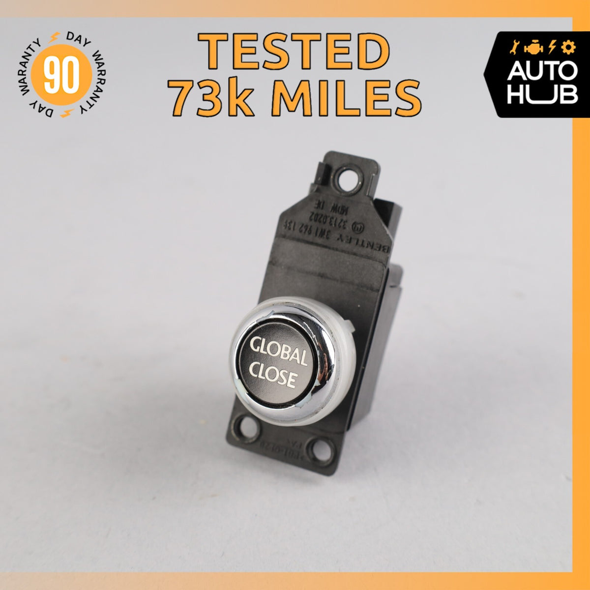 03-12 Bentley Continental GT Flying Spur Global Close Switch Button OEM 73k - photo 1
