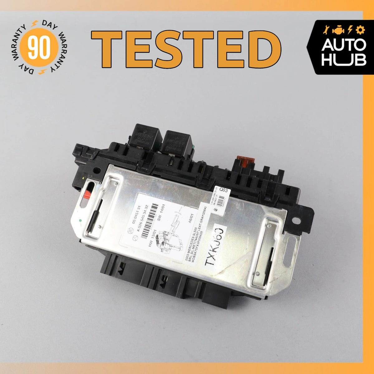 03-12 Mercedes R230 SL500 SL55 Front Left SAM Fuse Box Control Module OEM - photo 1