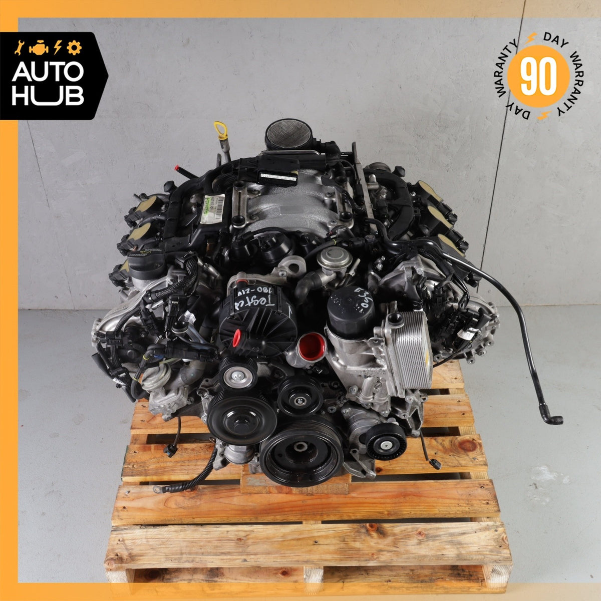 05-11 Mercedes W211 E350 CLK350 RWD Engine Motor 3.5L V6 M272 272.964 OEM 112k - photo 2