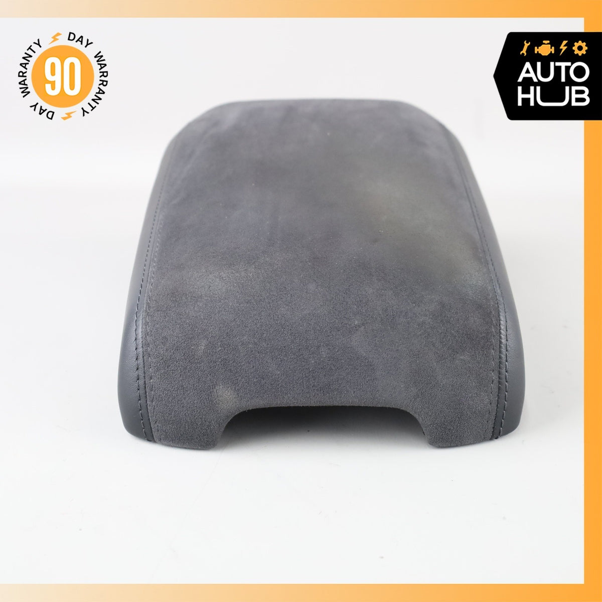 15-18 Porsche Macan 95B Front Center Console Armrest Arm Rest Suede Black OEM - photo 9