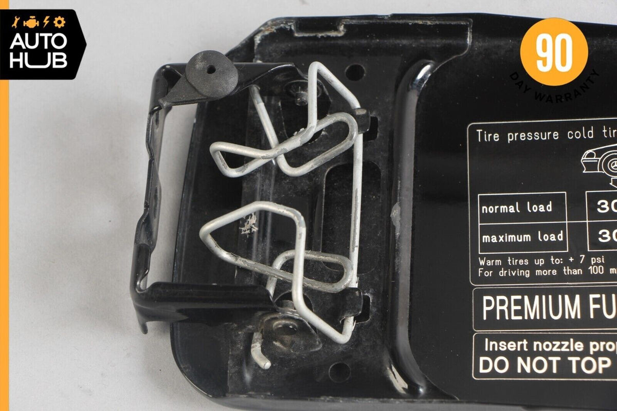 90-02 Mercedes R129 SL500 SL320 Fuel Gas Tank Door Lid Cover Black OEM - photo 7
