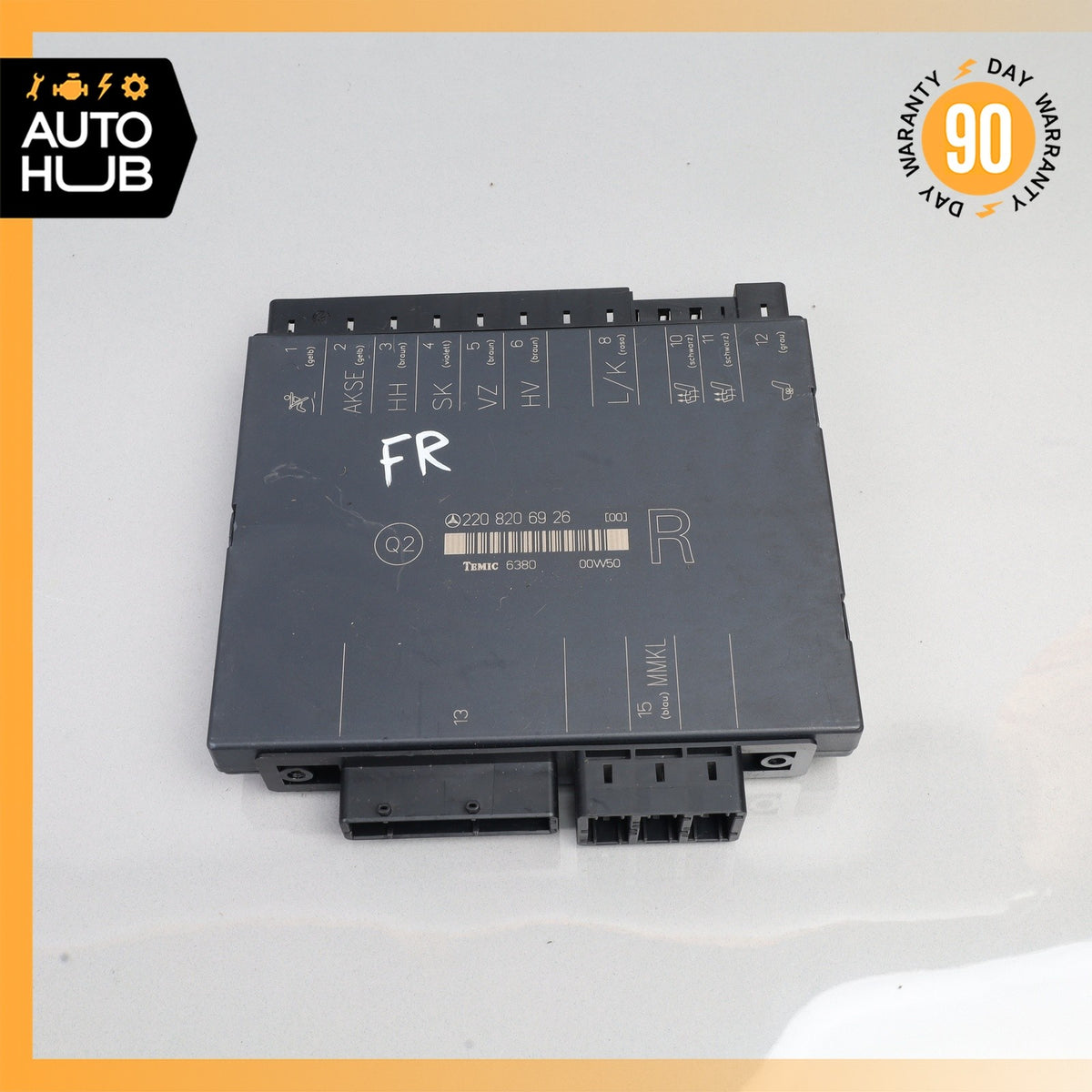 00-02 Mercedes W220 S600 S55 AMG Seat Control Module Front Right OEM - photo 3