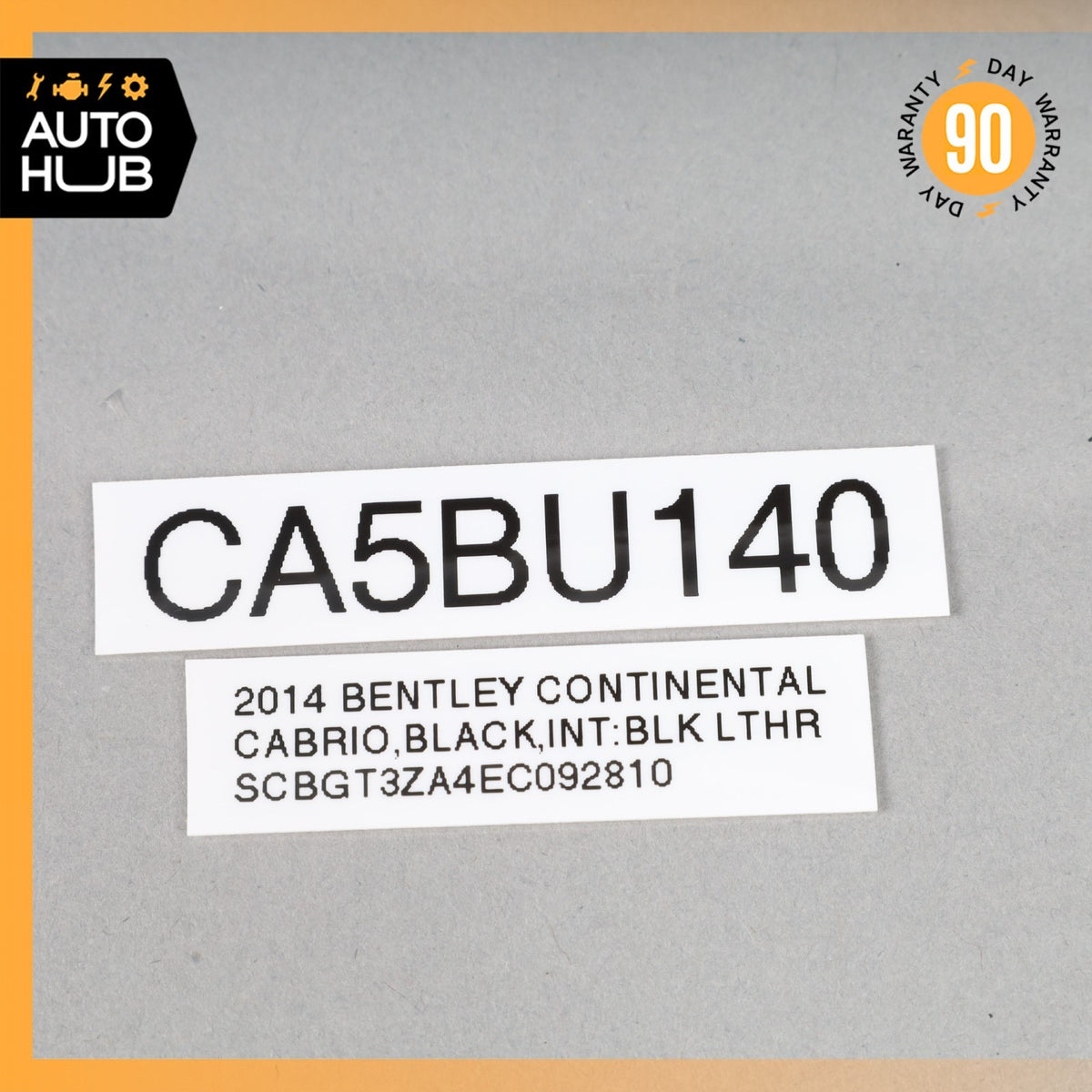12-18 Bentley Continental GTC GT Front Left Door Window Regulator Motor OEM 32k - photo 18