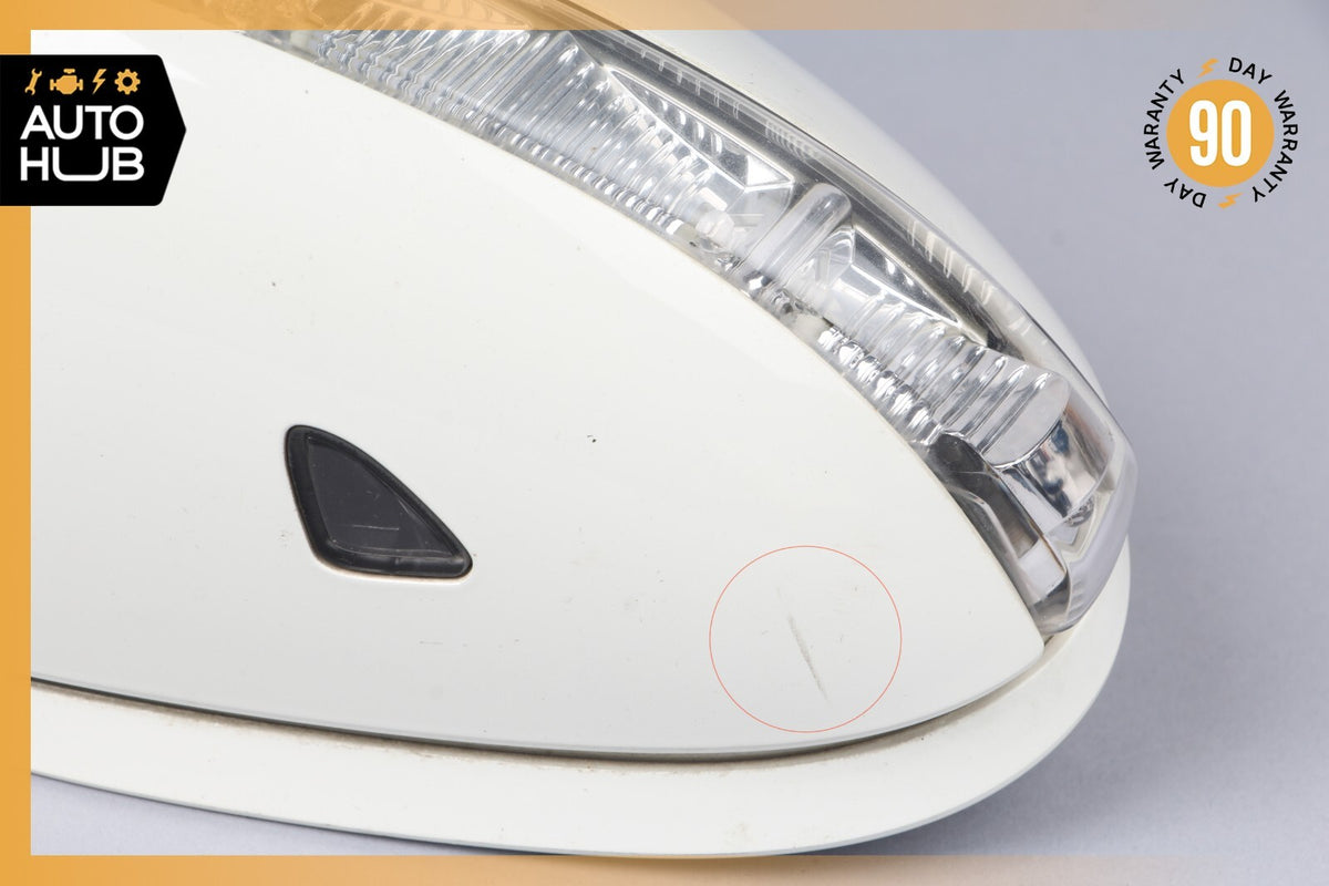 07-09 Mercedes W221 S600 S63 Left Side Rear View Door Mirror w/ Blind Spot OEM - photo 10
