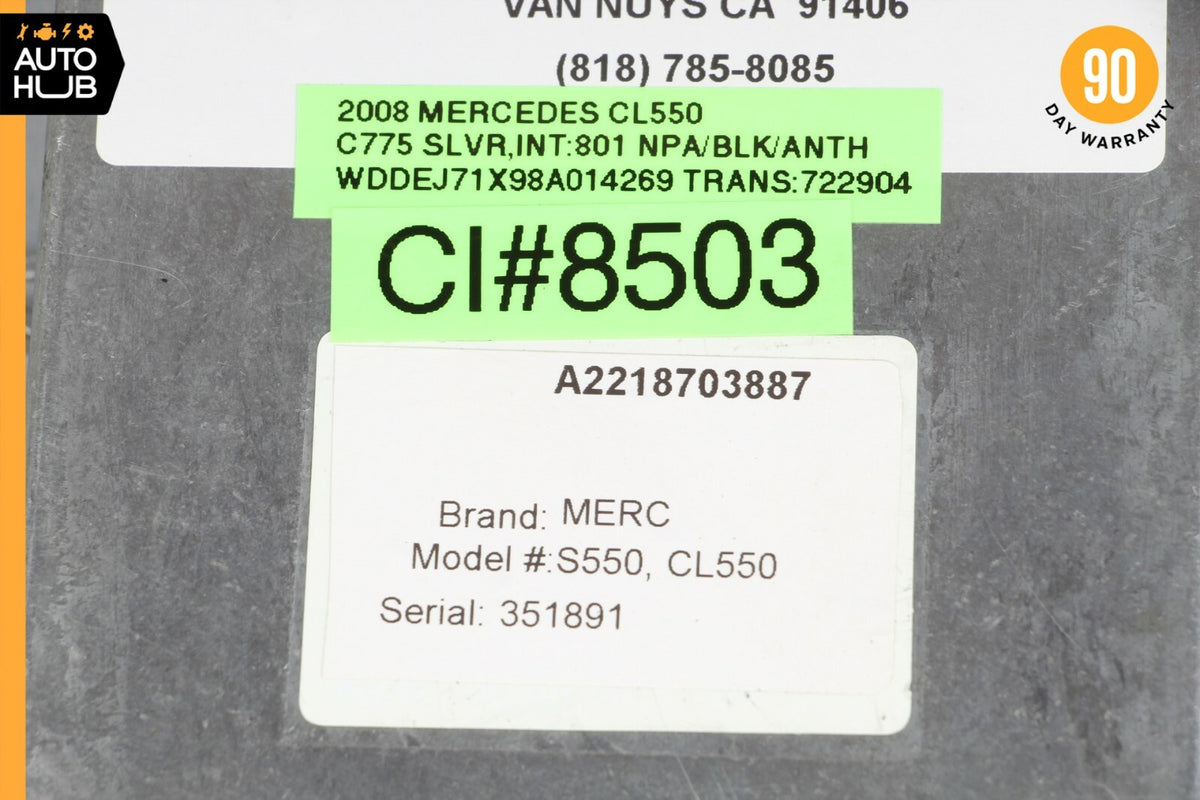 07-14 Mercedes W216 CL550 S550 Voice Language Communication Control Module OEM - photo 8