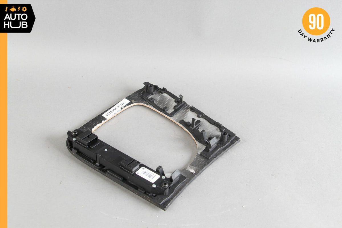 03-06 Mercedes W220 S430 S500 Center Console Shifter Bezel Trim Wood OEM - photo 8