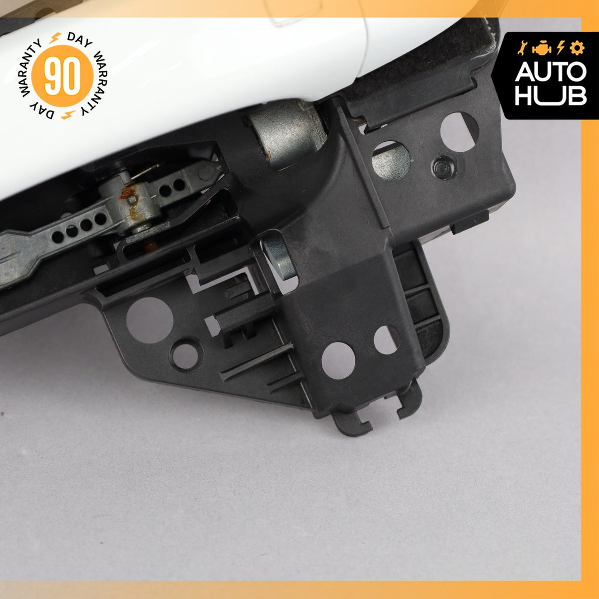 17-19 Audi 4M Q7 Rear Left Driver Side Exterior Door Handle White OEM 87k - photo 6