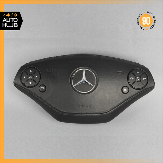 10-14 Mercedes W221 S400 S550 CL550 Steering Wheel Airbag Air Bag Black OEM - photo 1
