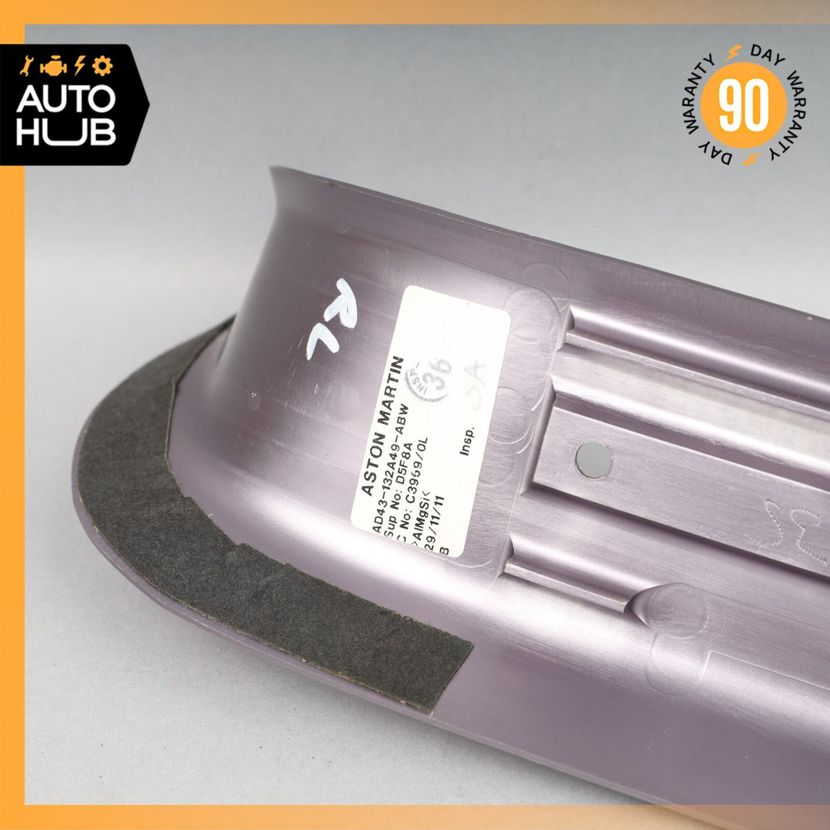 2012 Aston Martin Rapide Rear Left Driver Side Door Step Sill OEM 11k - photo 11
