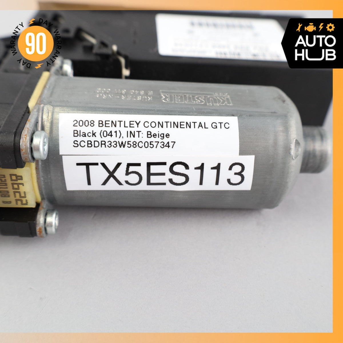 07-11 Bentley Continental GTC Front Right Side Door Window Regulator Motor OEM - photo 12