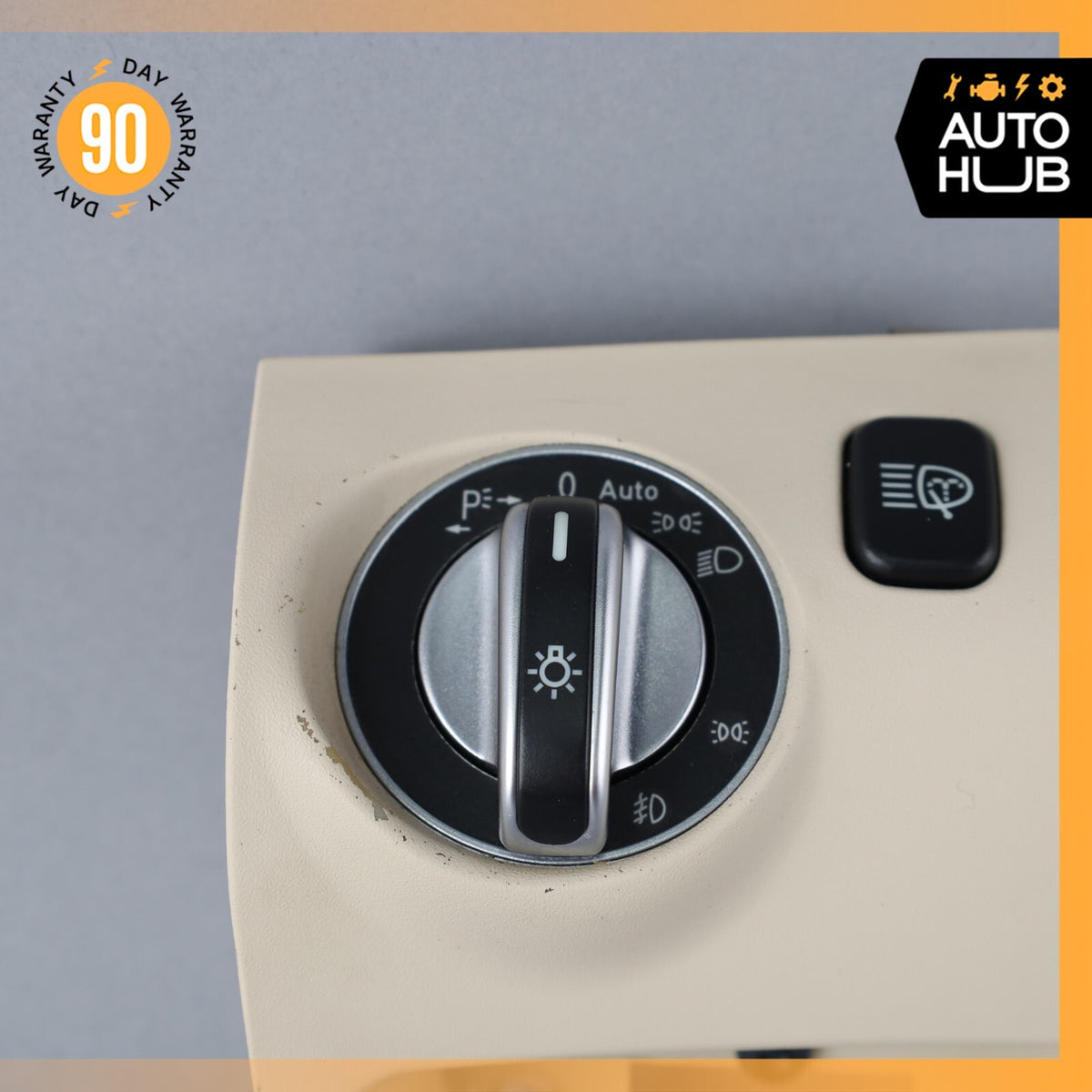 03-12 Mercedes R230 SL550 SL500 SL55 AMG Headlight Control Switch Beige OEM - photo 3
