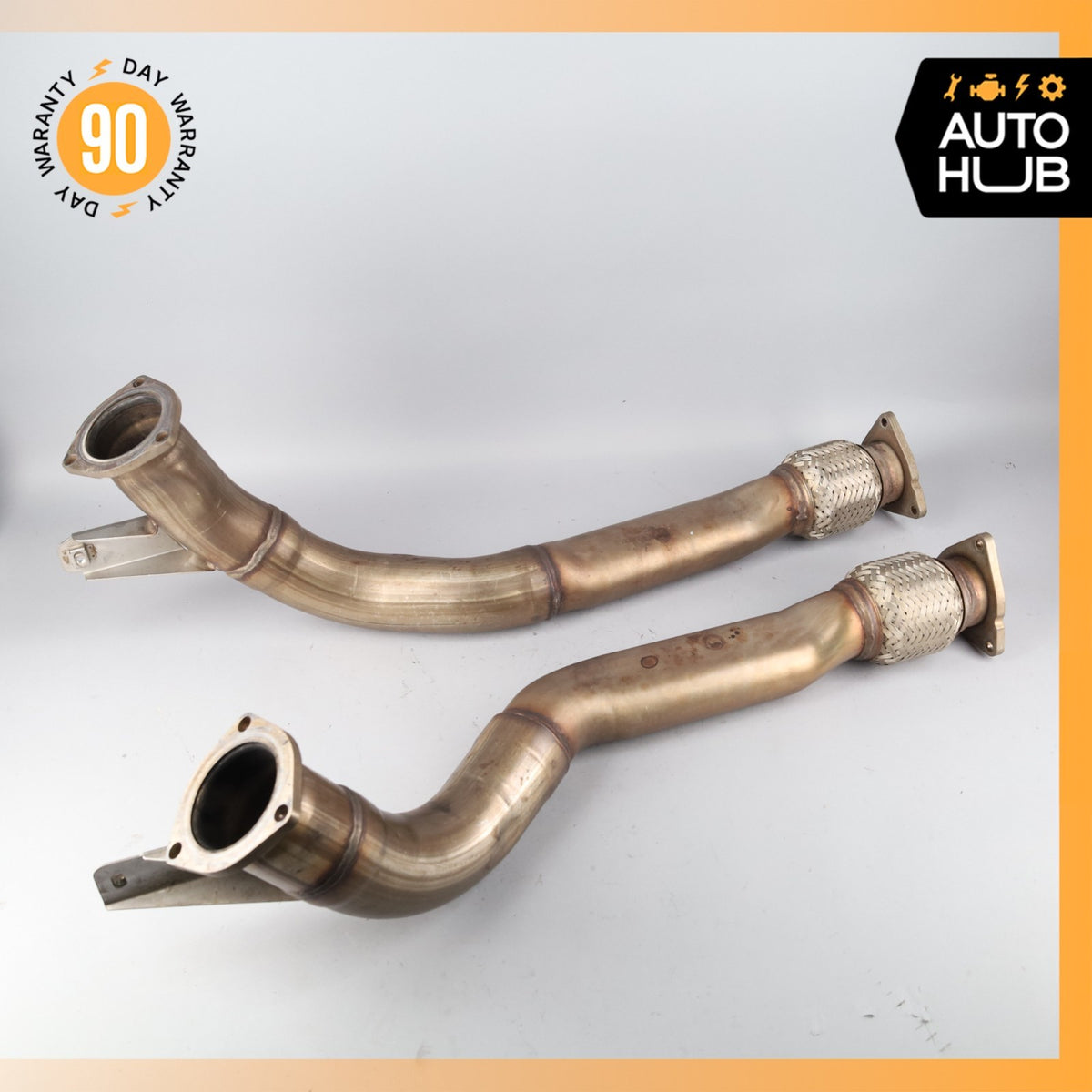 Bentley Continental Flying Spur GT 6.0L Exhaust Downpipe Set 3W0254300A OEM 39k - photo 12