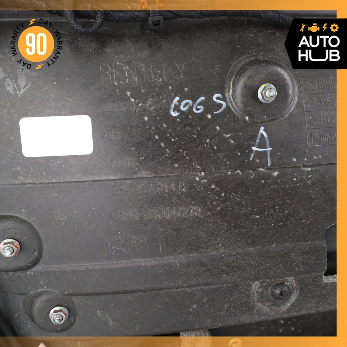 Bentley Continental Flying Spur Front Right Side Interior Door Panel OEM 76k - photo 21