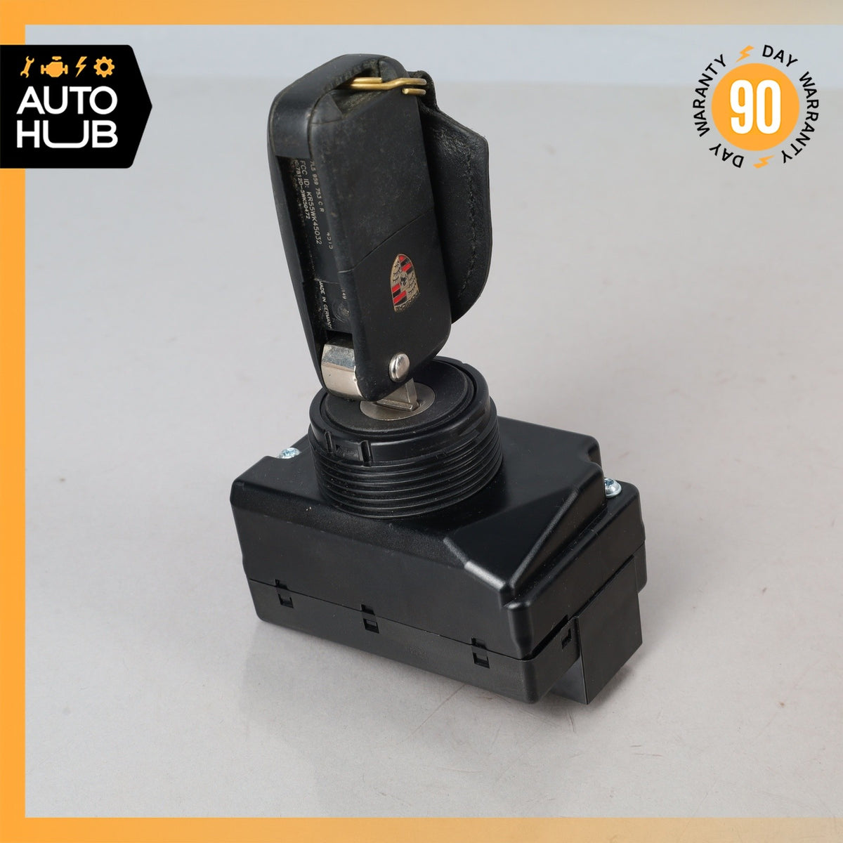 03-10 Porsche Cayenne 955 Start Ignition Switch Module w/ Key OEM - photo 12