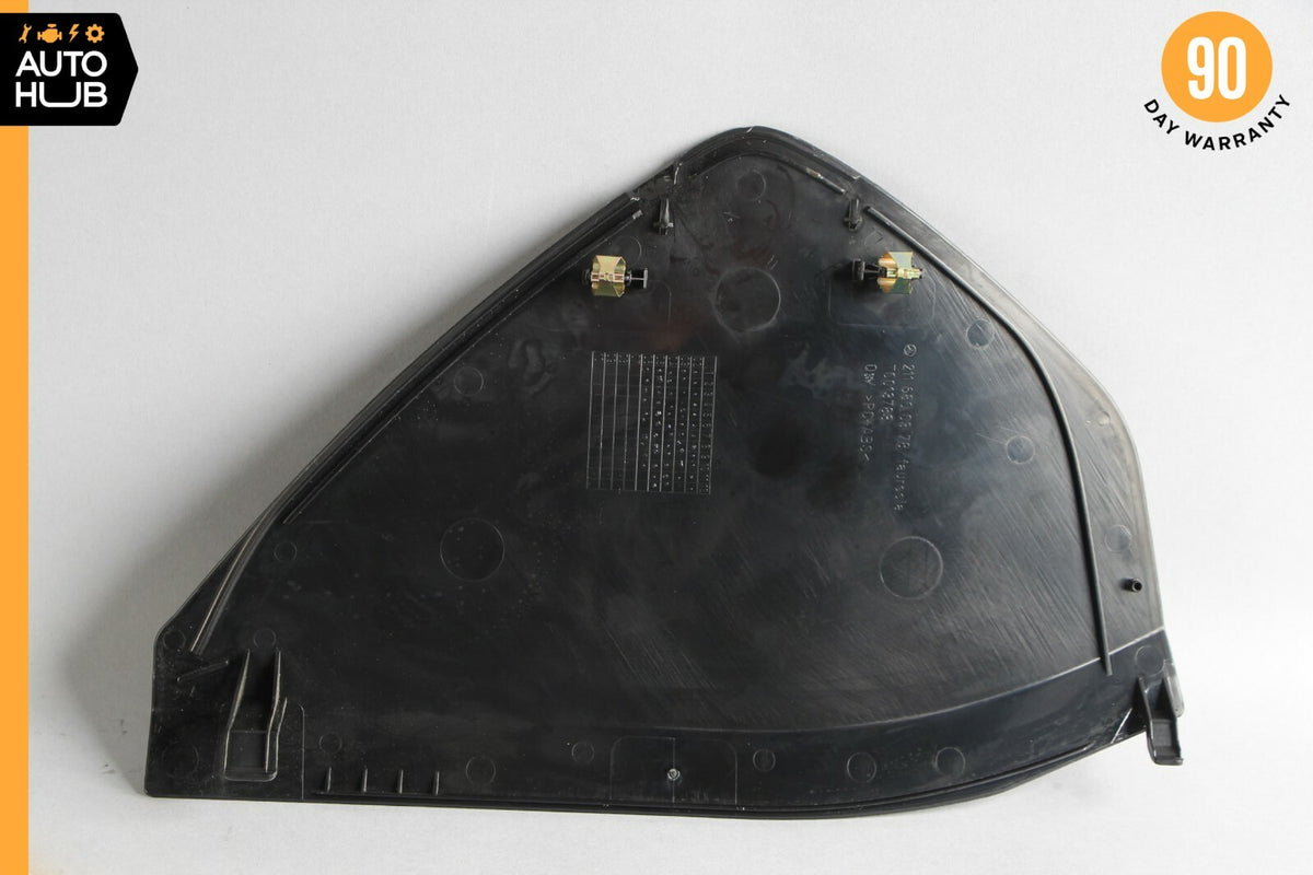 07-09 Mercedes W211 E350 E550 Left Side Dashboard Trim Cover Panel Black OEM - photo 6