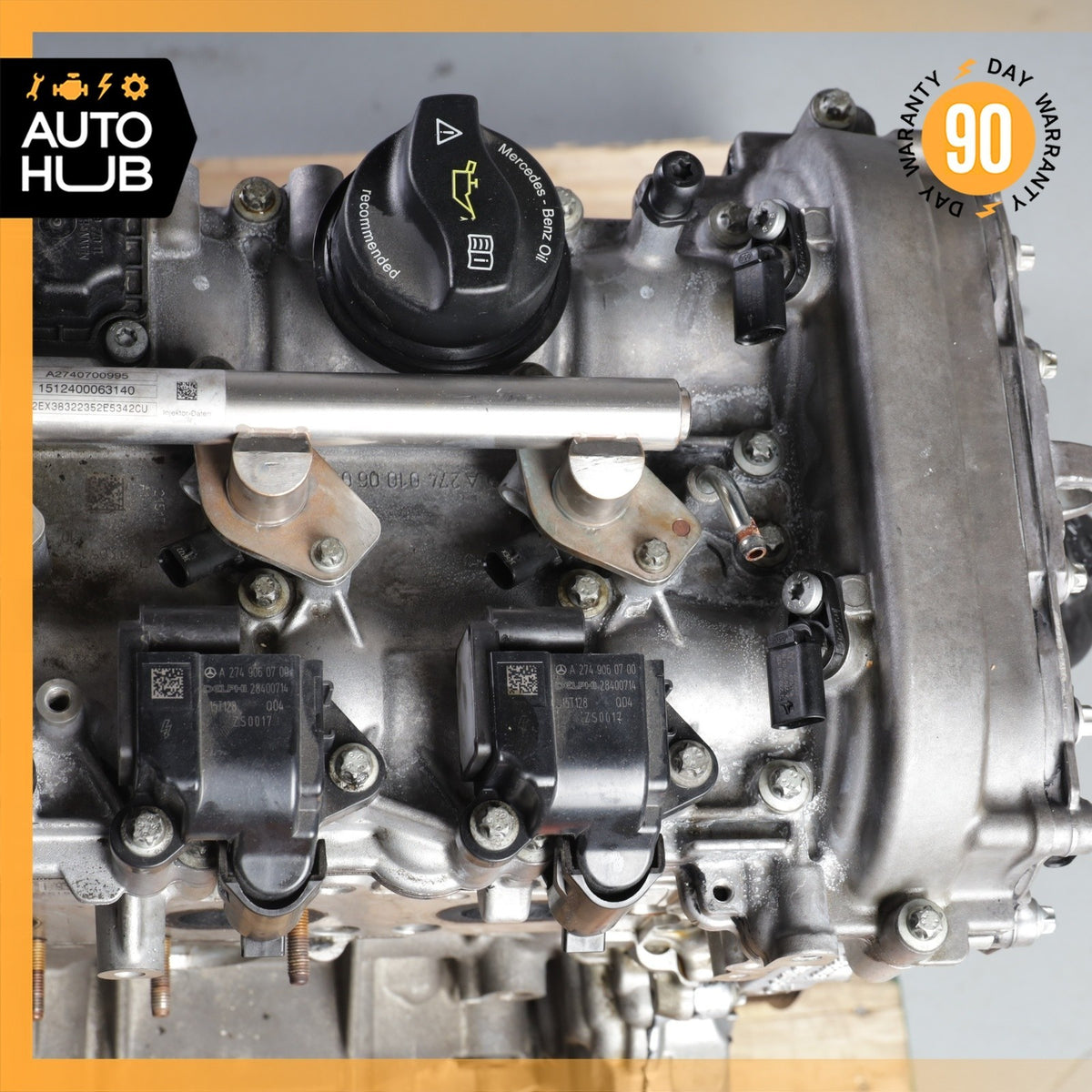 15-20 Mercedes W205 C300 E300 RWD M274 2.0L Engine Motor Assembly 274.920 OEM - photo 13