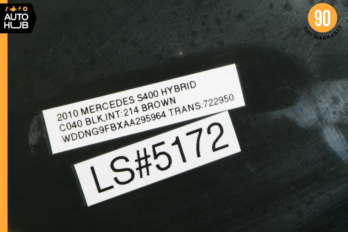 07-13 Mercedes W221 S400 S65 AMG Quarter Window Glass Rear Left Driver Side OEM - photo 12
