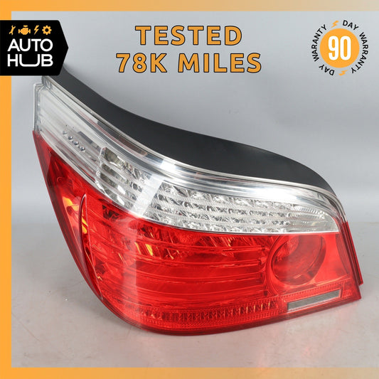 BMW E60 528i 545i 550i Rear Left Taillight Tail Light Lamp 63217361881 OEM 78k - photo 1