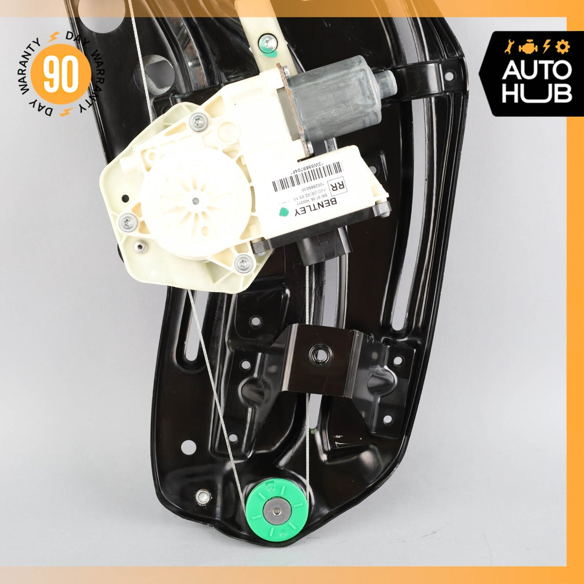 12-17 Bentley Continental GT Rear Right Side Quarter Window Regulator Motor OEM - photo 7