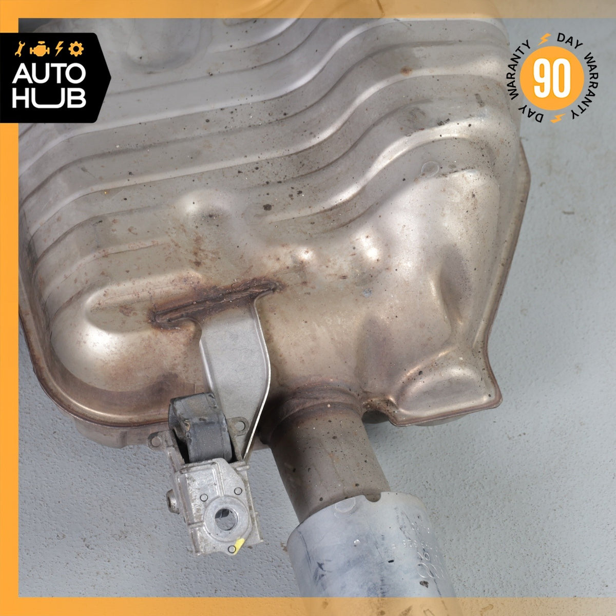 11-12 Audi D4 A8 4.2L V8 Left & Right Exhaust Muffler Mufflers Tips OEM - photo 4