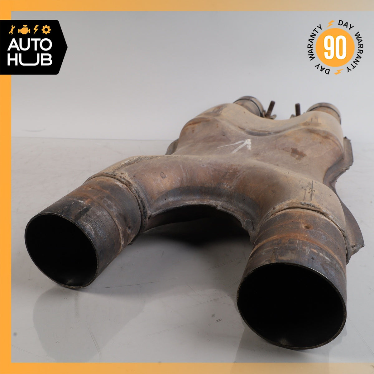 05-07 Maserati Quattroporte M139 Exhaust Mid Pipe Center Resonator Silencer 84k - photo 13