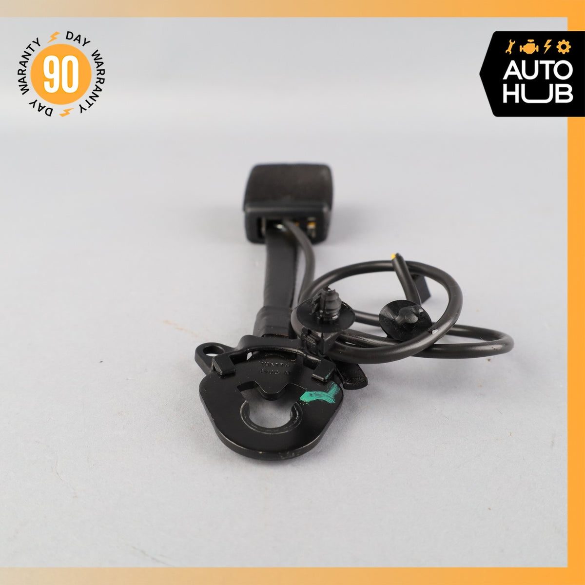 11-18 Porsche Cayenne 958 Front Left Seat Belt Buckle Black 7P0857755 OEM - photo 3