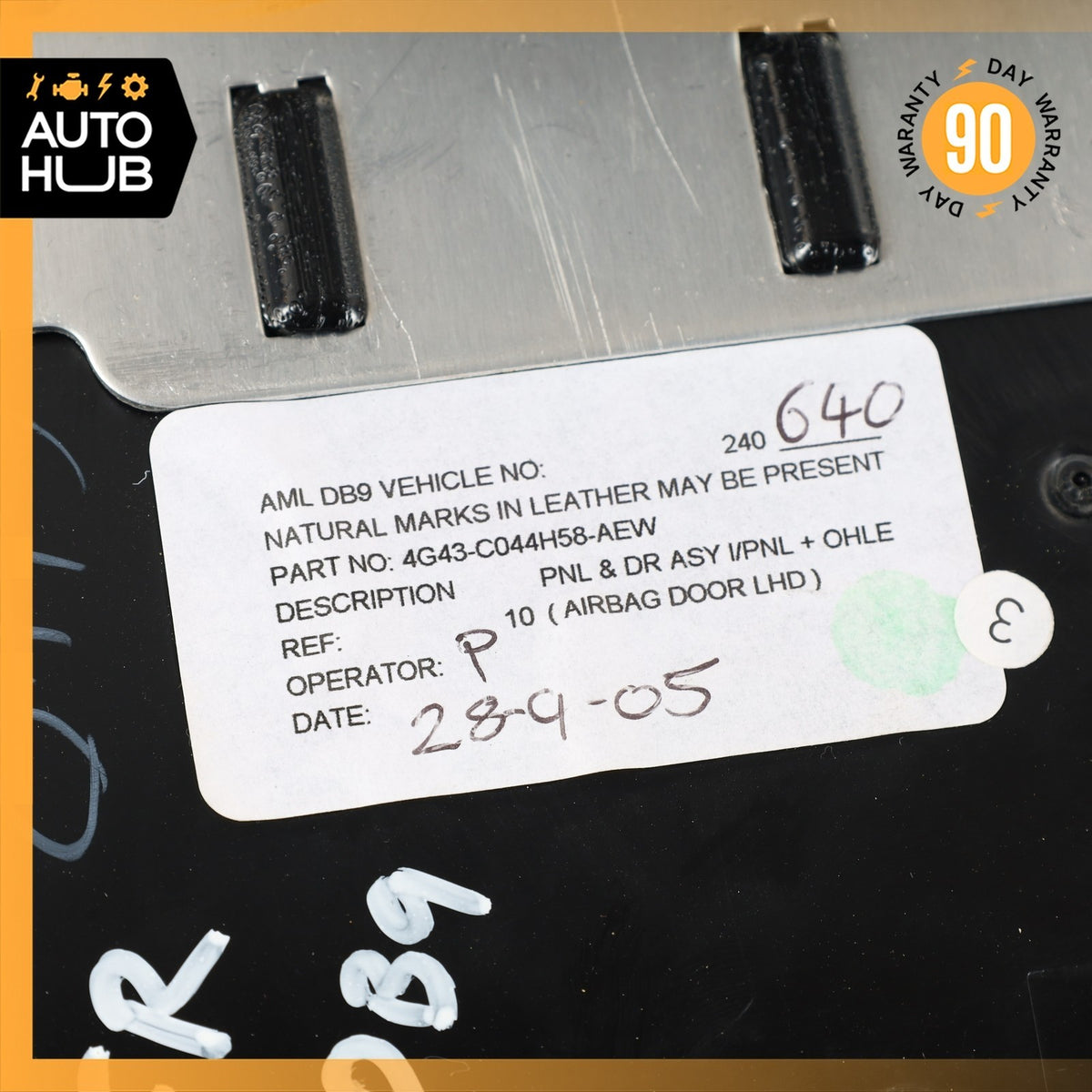 05-10 Aston Martin DB9 Dashboard Dash Right Trim Panel 4G43C044H58AEW OEM 34k - photo 14