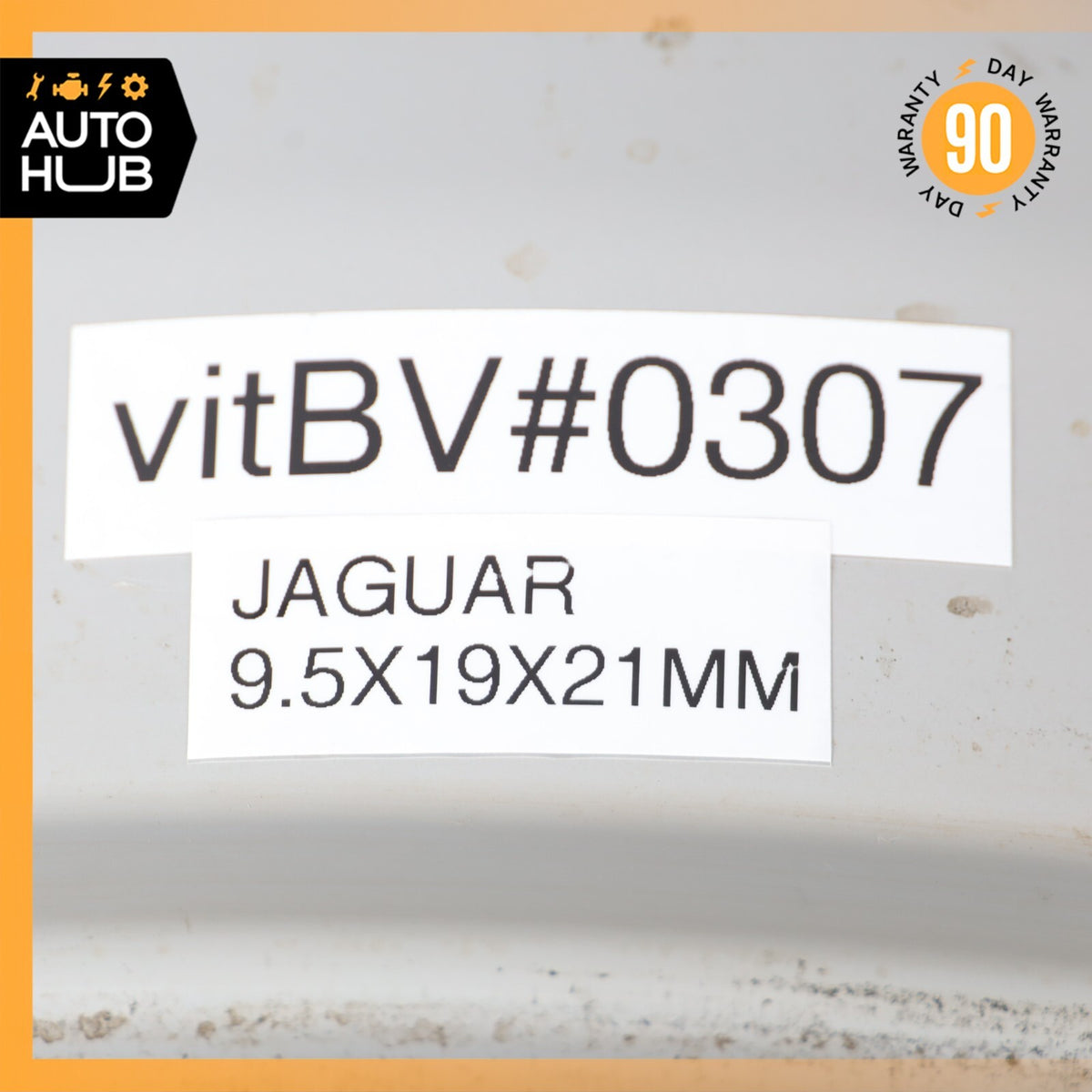 14-24 Jaguar X152 F-Type 9.5 x 19 19" Rear Wheel Rim Silver EX5M1007SA OEM - photo 24