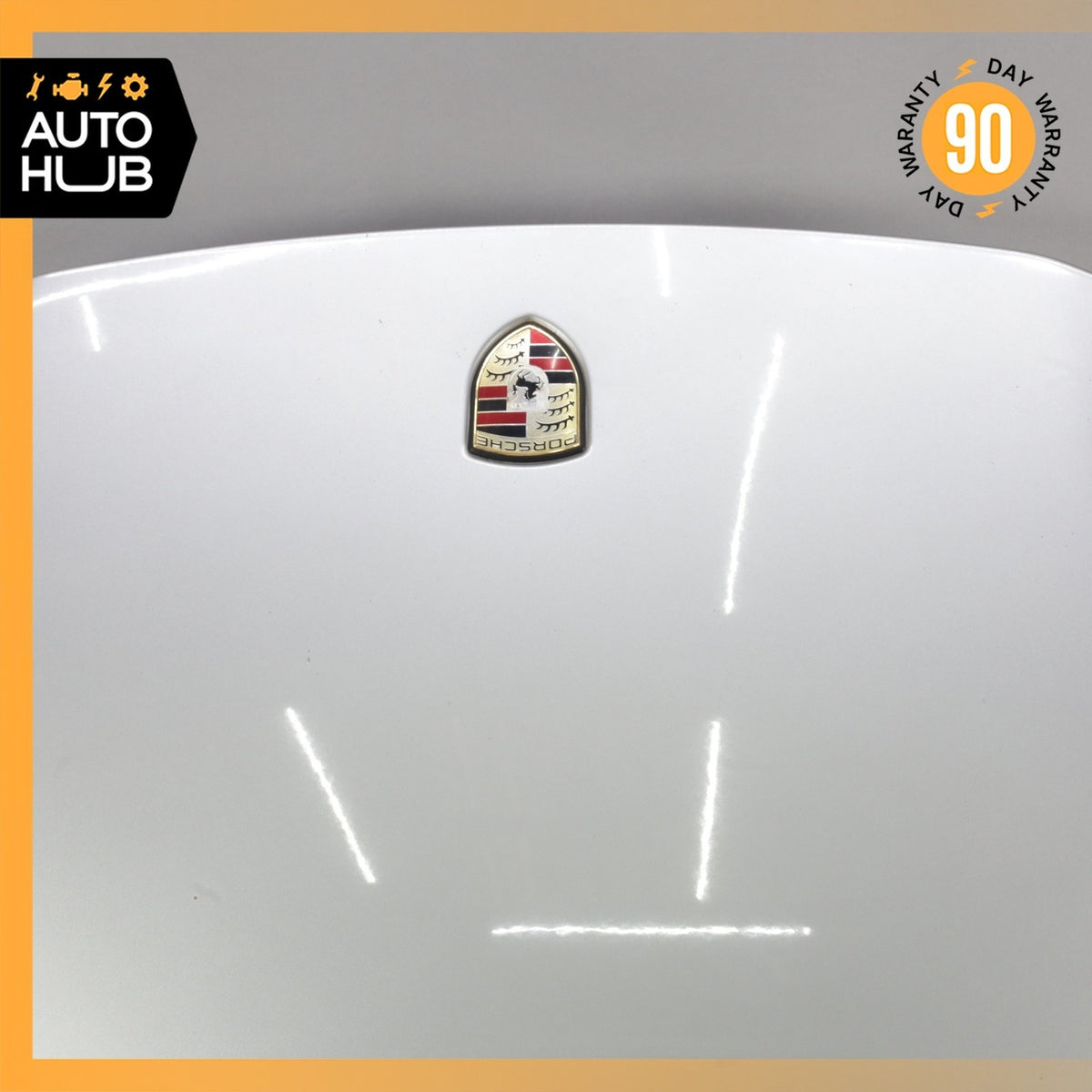 10-16 Porsche Panamera 970 Turbo GTS Hood Panel Assembly Silver OEM 68k - photo 10