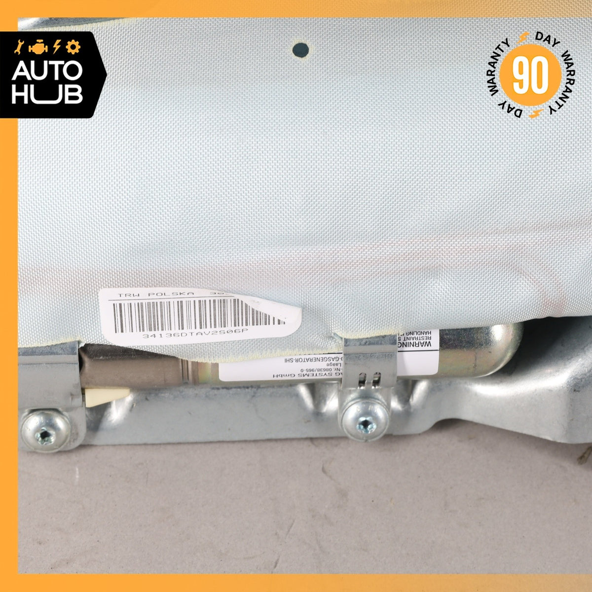 03-12 Mercedes R230 SL500 SL55 AMG Knee Airbag Air Bag Left Driver Side OEM - photo 4