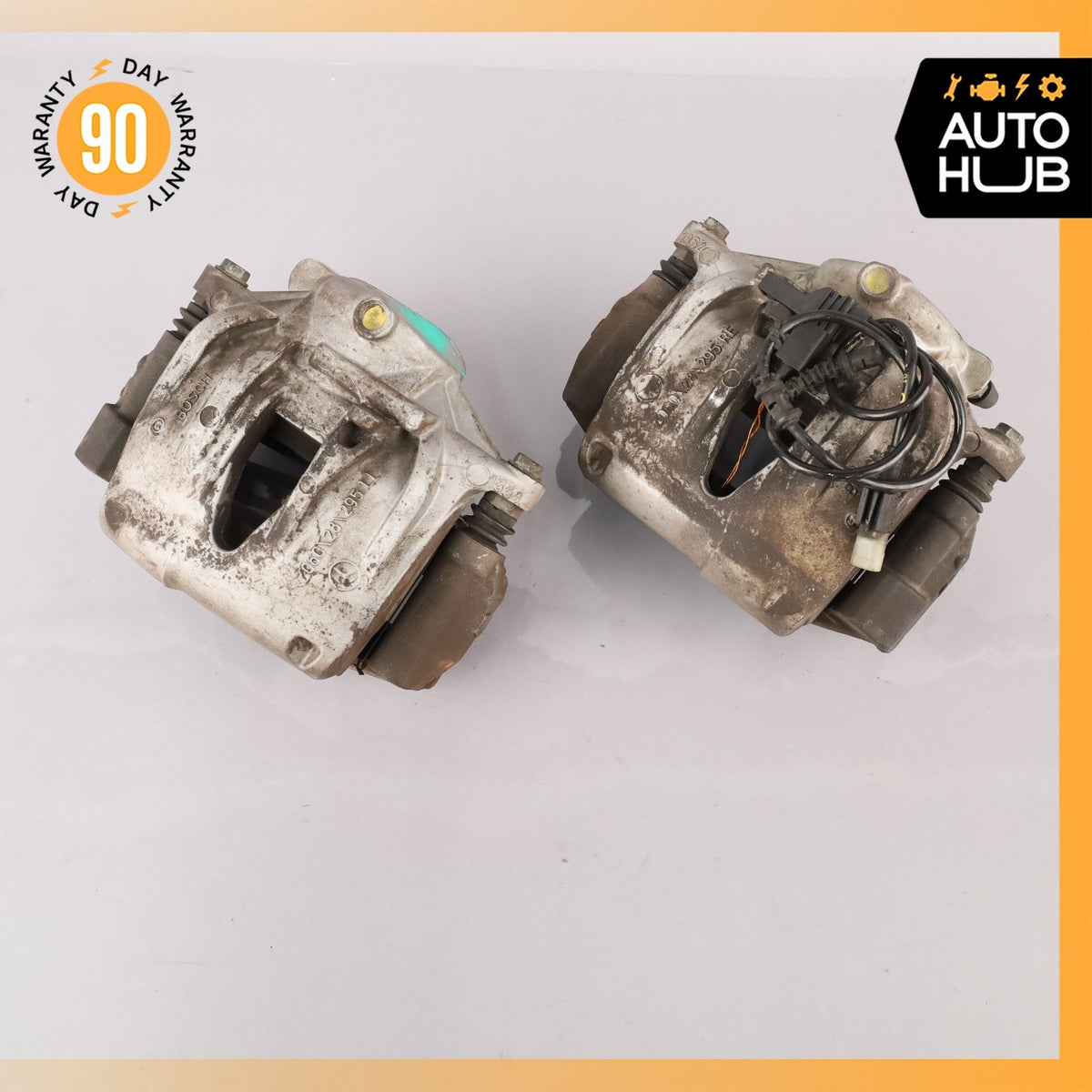 03-09 Mercedes W211 E320 E350 Front Left Right Brake Caliper Calipers Set OEM - photo 3