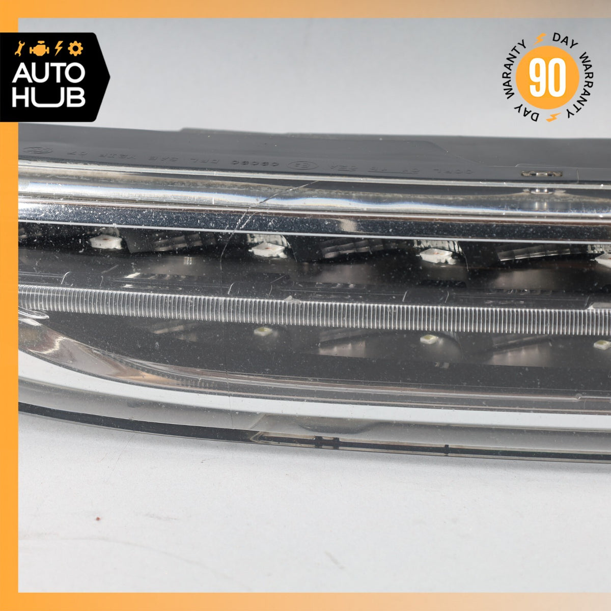 Porsche Cayenne 958 Hybrid S Right Side LED Daytime Running Light Fog Lamp OEM - photo 3