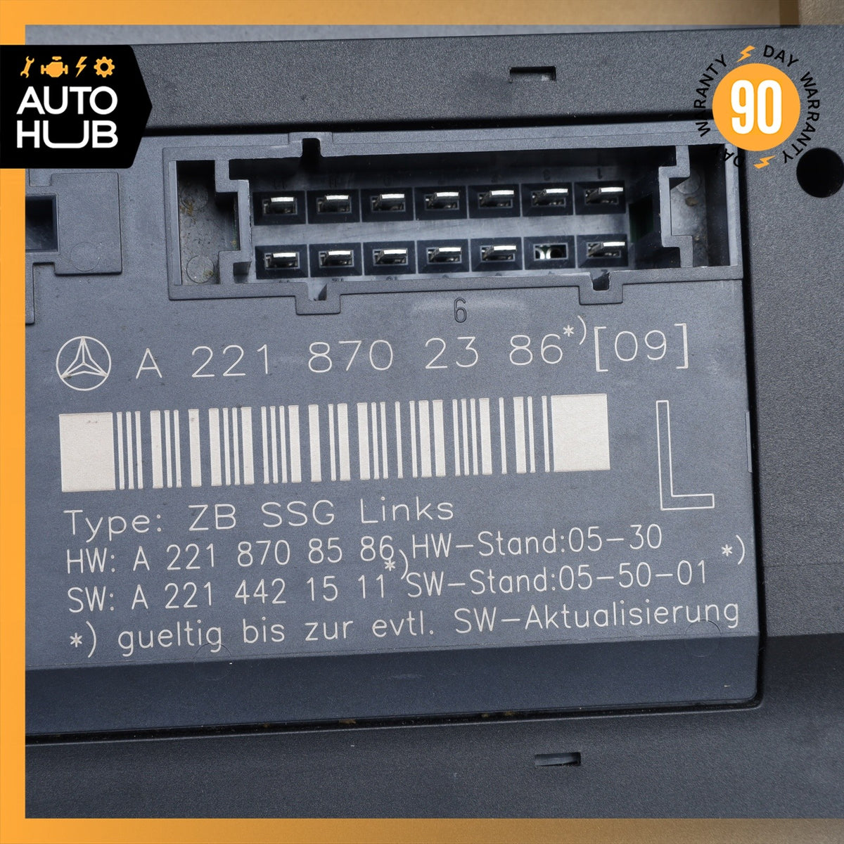 07-13 Mercedes W221 S600 S63 Front Left Driver Side Under Seat Control Unit OEM - photo 8