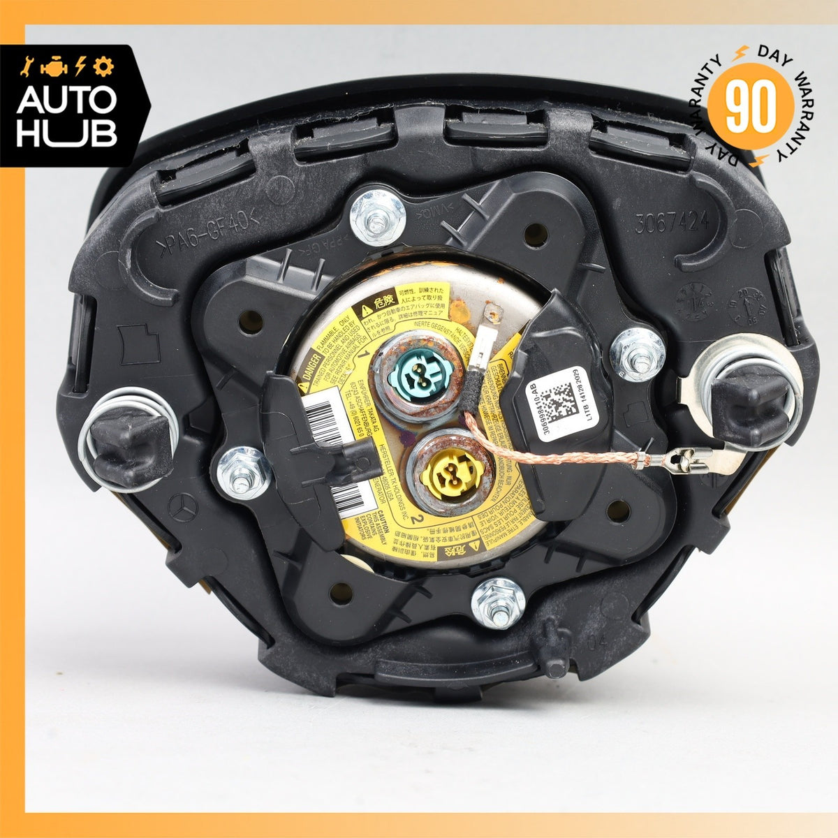 12-17 Mercedes W242 B250e SLK250 E400 Driver Steering Wheel Airbag Black OEM - photo 7
