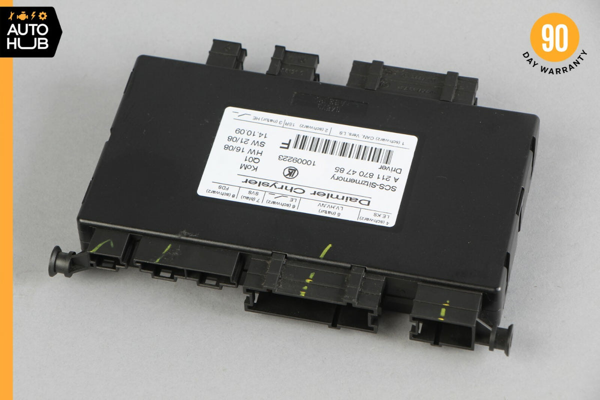 03-12 Mercedes X164 GL350 SLK350 GL550 E320 Seat Control Module Left Side OEM - photo 4